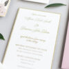 Pink Floral Wedding Invitation