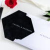 Black and white luxury invitation
