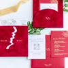 Red Luxury Wedding Invitation