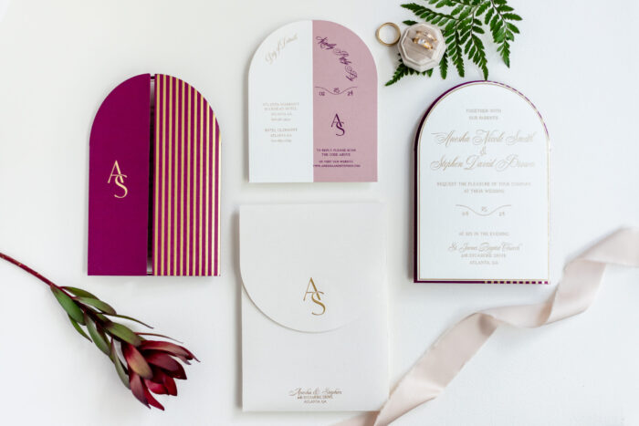 Gold Foil Invitation