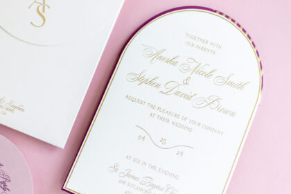 Gold Foil Invitation