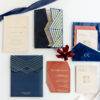 Blue Luxury Wedding Invitation