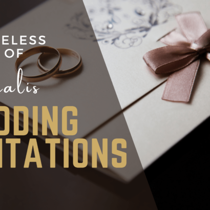 The Timeless Beauty of Minimalist Wedding Invitations