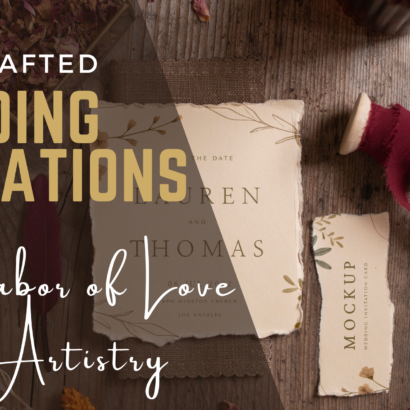 Handcrafted Wedding Invitations: A Labor of Love and Artistry